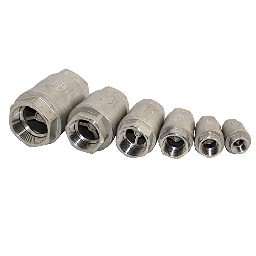 1/2″ Rückschlagventil Ventil IG WOG 1000 Rückschlag Edelstahl SS316 CF8M BSPT - 4