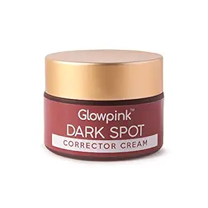 Glowpink Dark Spot Corrector Cream for Removing Dark Spots, Pigmentation, Blemishes, Acne Scars & Uneven Skin With Red Sandalwood, Turmeric & Jojoba Oil 30g