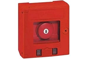 Legrand 038009 Coffret Bris de Glace Coup de Poing IP44 avec 2 Voyant, Montage en Saillie, Rouge