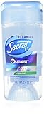 Pack of 1 Secret Outlast Unscented Women\'s Clear Gel Antiperspirant & Deodorant 2.6 Oz by Secret