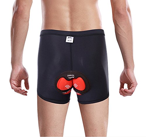 ALLY Fahrradhose mit 3D COOLMAX Sitzpolster Herren Radfahren Fahrrad Unterwäsche Shorts - 6