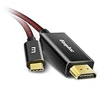 El USB 3,1 al Cable de HDMI le ayuda a conectar su teléfono del USB de Tipo C o computadora a su Pantalla HDMI-equipada, disfrutando de una transferencia lag-libre y estable de la señal. Es una solución asombrosa para conferencia, presentación, juego o compartición de su hospitalidad preferida con la familia y los amigo.