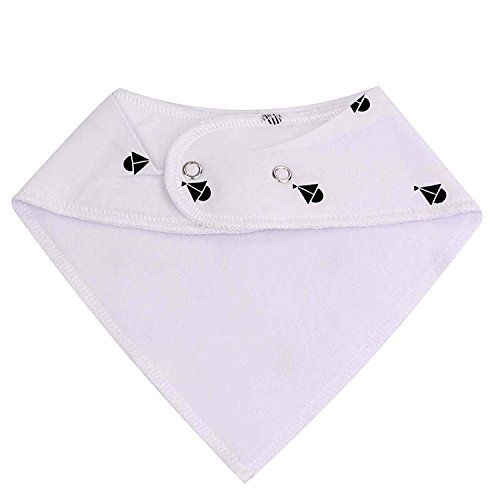 Lätzchen Dreieckstuch Baby Mädchen Jungen Abwaschbar mit Druckknopf 4er Set Dreieck Lätzchen Neugeborene By Alxcio - 7