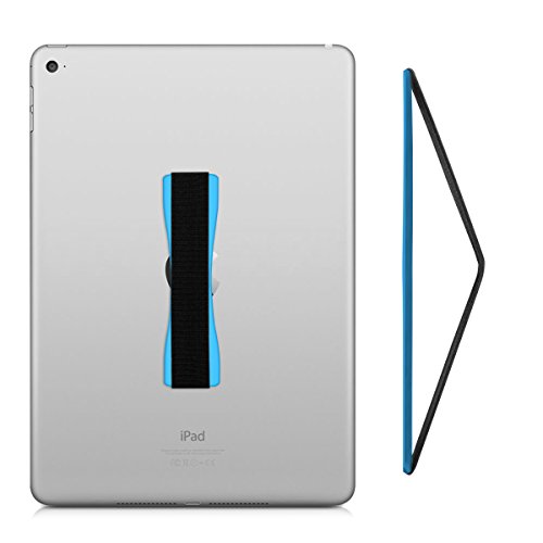 kwmobile Finger-Halterung Tablet Halter für die Hand, für verbesserte Einhandbedienung – Für iPad, Samsung Galaxy Tab 4 und mehr in Blau - 5