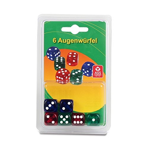 Preisvergleich Produktbild ASS Altenburger 22596713 - 6 bunte Augenwürfel