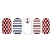 Tattify Sailor Nail Wraps - Below Deck (Set of 22)