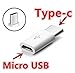 Produktbild Minzhi 05.01 / 10er Universal Type C Stecker an Micro-USB-Buchse Adapter Unterstützung Daten-Synchronisierungs-Gebühren-Konverter USB-C-Anschluss