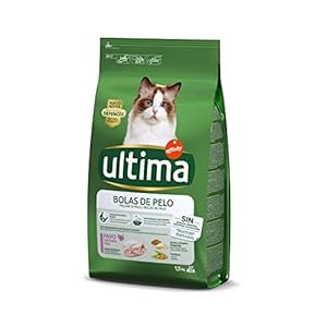 ultima Pienso para Gatos para prevenir Bolas de Pelo, Sabor Pavo