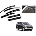 Auto Royal Unbreakable Car Window Door Visor/Rain Guard/Wind Deflector Compatible for (Toyota Innova Crysta (Set of 6))