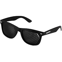Lunettes Sténopé Welsberg Noir - Entraînement Et Relaxation Des Yeux, Réduction Fatigue Visuelle - Pour écrans, Lecture - 5
