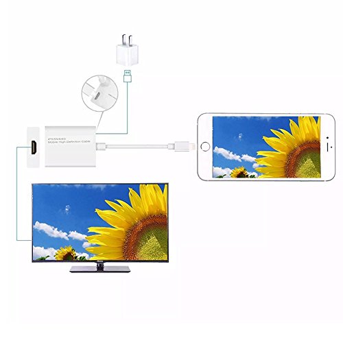 8 Pin Lightning auf HDMI Adapter Digitale AV-Kabel 1080p High Speed Video Stecker Converter für Apple iPad Mini iPhone 5S 6 6S 7 - 4