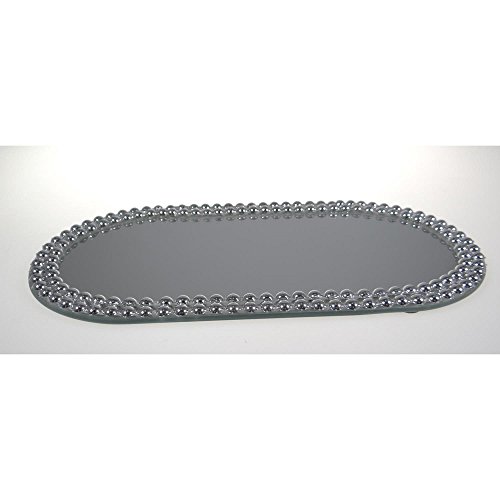 Sandra Rich Spiegelplatte, Deko Spiegel, Tischspiegel 30×14 cm, oval - 2