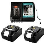 Ladegeräte kompatibe mit Alle makita LXT akku BL1830 BL1840 BL1850 & Ladegerät DC18RA DC18RC. Haben die gleiche Leistung mit der Originalausrüstung