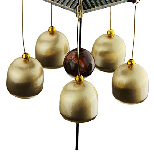 Liying Neu Windspiel Klangspiel Klangröhrte Schöne Deko Metallic - 5