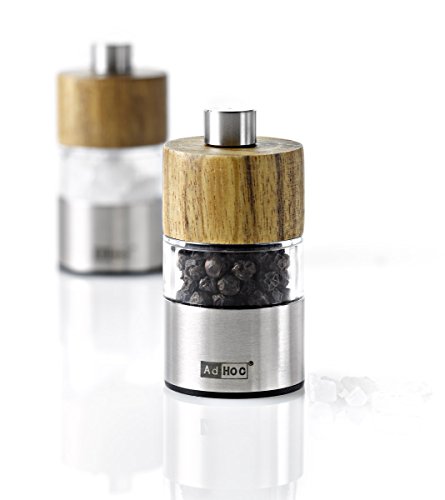 Pfeffer- Oder Salzmühle David, Ceramic Mahlwerk Ceracut®, Edelstahl/Akazienholz/Acryl, D: 3,2 Cm, H: 6,2 Cm - 2