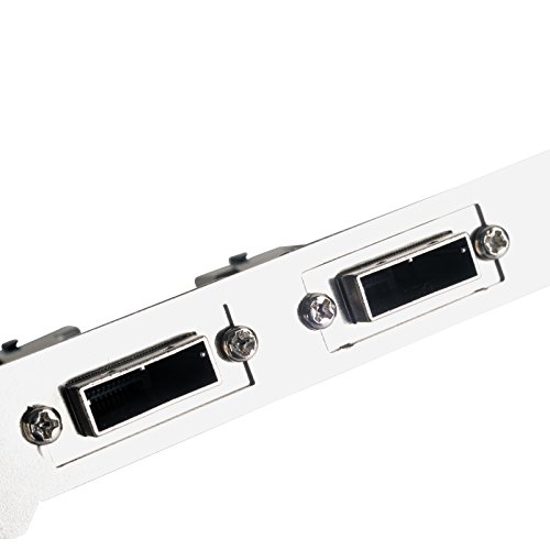 SilverStone SST-SA022 – Mini SAS Adpater Dual Intern Mini SAS 26pin SFF8087 zu Extern 36pin SFF8088 - 3