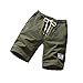 Produktbild MOIKA Herren Sportshorts, Sporthose Kurz Herren Hochwertig Bequem Sport Shorts Jogginghose Trainingsshorts Bequeme Shorts für Laufsport Outdoor Sport Jogging Workout(2XL,Armeegrün)