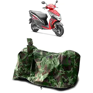Cover Lab - Honda Dio New BS6 Water Resistant - Dust Proof - Full Bike Scooty Two Wheeler Body Cover for Honda Dio (Green Multijungle)