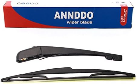 ANNDDO Rear Wiper Blade And Arm Set