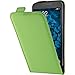 Produktbild PhoneNatic Kunst-Lederhülle für Motorola Moto G4 Flip-Case grün + 2 Schutzfolien
