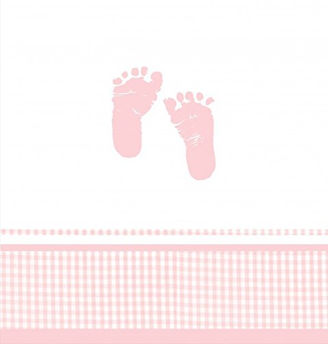 XXL 66 Teile Baby Füßchen Rosa Babyshower Set für 16 Personen - 7