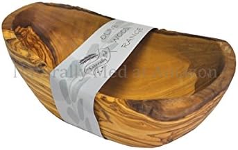 Naturally Med NM/OL081L Serving Bowl, Brown