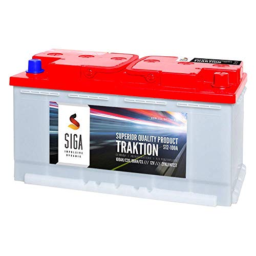 Preisvergleich Produktbild 100Ah 12V Panzerplatte (PZS) Batterie Antrieb Hubwagen Hebebühne Solar Traktionsbatterie