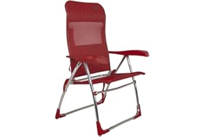 Crespo - Silla de Playa AL-206-7 Posiciones - Rojo
