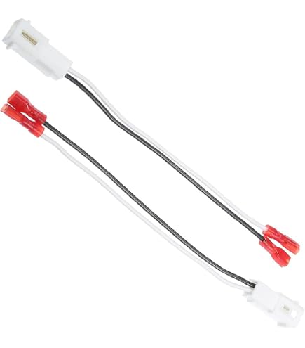 OTOTEC 2 pezzi cavo altoparlante auto adattatore clacson spina speciale compatibile con cablaggio Ford, presa Pigtail, connettore clacson auto, cablaggio nero OTOTEC 2 pezzi cavo altoparlante auto adattatore clacson spina speciale compatibile con cablaggio Ford, presa Pigtail, connettore clacson auto, cablaggio nero