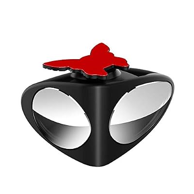 HSG Rétroviseur de voiture, miroir de zone aveugle de roue arrière pour miroir de zone aveugle 360, objectif grand angle universel réglable pour voiture