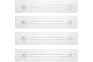 L'ESSENTIEL L’Essentiel Pegboard Accessories (Transparent, 4pcs Wall Mount Adhesive Stickers)