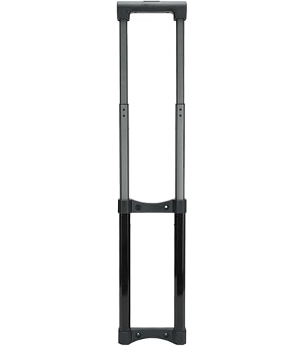 BQLZR Maniglia Telescopica Di Ricambio Per Valigia Da 20 Pollici: 3 Sezioni, Colore Nero, Con Kit Di Montaggio (viti E Cacciavite)