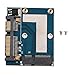 Produktbild Only Form Conversion Schnittstelle Mini PCI-e MSATA zu 2.5 SATA Adapter Konverter Kartenmodul Blue Board 57x46mm / 2.24x1.81 Blau WEIWEITOE