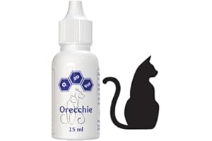VET-SERVICE Ozo-Vet |Orecchie Gatto 15ml – Contro Otiti Acute e Croniche di Origine Allergica, Batterica e Micotica