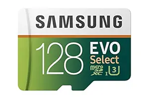 Samsung EVO Select MB-ME128GA/AM 128GB MicroSDXC Memory Card with Adapter