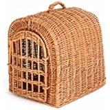 Wunderschöne Korbhöhle Katzenkorb Katzenhöhle aus Rattan mit Verschluß geflochten K5-080