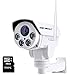 Produktbild (AUTO-ZOOM) WiFi Wlan IP Sicherheits Kamera - GENBOLT drahtlose Überwachungskamera PTZ Bullet IP Kamera mit 960P HD-Auflösung, optischem 4-fach Zoom, 200ft IR-Nachtsichtreichweite, IP66 Wasserdicht (4X AUTO-ZOOM)