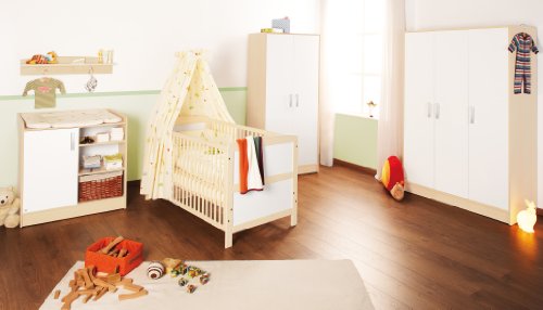 Pinolino Florian Nursery Furniture Set (Wide, Large, 3-Piece)