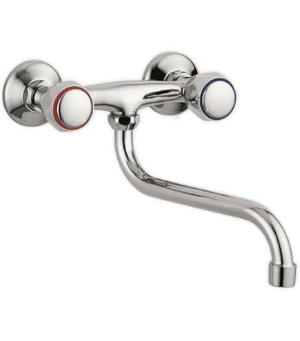 Gruppo Lavello Danubio Paffoni - Canna 'S' Ø16x250mm Con Rompigetto Ed Eccentrici - Foto 9