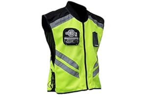 Amyove Gilet ad alta visibilità, catarifrangente, di sicurezza, per moto e ciclismo