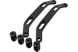 YIEBA Manija del pasajero trasero de la motocicleta Mango Apoyabrazos Barra de apoyo para TENERE 700 WOLD RAID T7 XTZ 700 (negro)