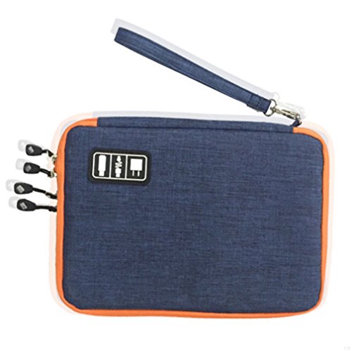 Preisvergleich Produktbild TJBGADIEMS Elektronik Organizer Reisen Festplatte Extern Tasche Taschen Für Festplatten Festplatte Etui Tasche Für Festplatte Schutztasche Externe Festplatte Taschen Für Externe Festplatten Blau