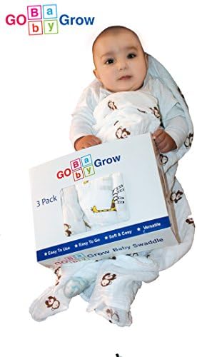 Baby Swaddle - Premium Soft Muslin Swaddle Blankets Best Baby Wrap, Wrap