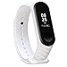 Produktbild Hunpta@ für Xiaomi Mi Band 3, Mode weiches Silikon Sport Armband Armband Ersatz (Weiß)