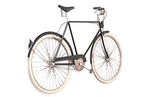 Kare 38488 Wandschmuck City Bike, Edelstahl, schwarz, 22 x 93 x 56.5 cm - 2