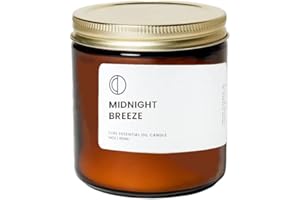OCTŌ Midnight Breeze Geranio Rosa + Patchouli + Vetiver | Candela profumata. A base di Oli Essenziali e Cera di Soia.. 400ml