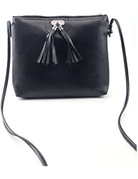 Zarupeng Frauen-Art- und Weisetroddel-Handtasche, Schulter-Beutel, kleine Tote-Geldbeutel