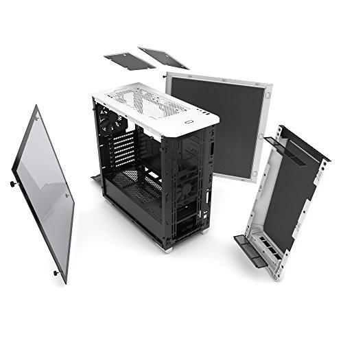 Phanteks Midi-Tower PC-Caja P400S Blanco 2 vorinstallierte Ventilador  para AIO Wasserk  hlung geeig