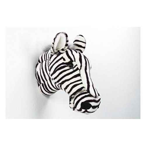 Bibib BB37 rophée - Cabeza de zebra de peluche