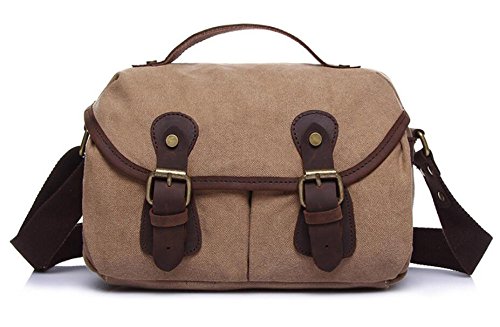 ZHANGOR Petit Sac À Bandoulière Vintage En Toile, Sac À Bandoulière Pour Homme, Sac À Main Outdoor/Casual Bagzhangor,Brown